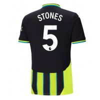 Fotbalové Dres Manchester City John Stones #5 Venkovní 2024-25 Krátký Rukáv